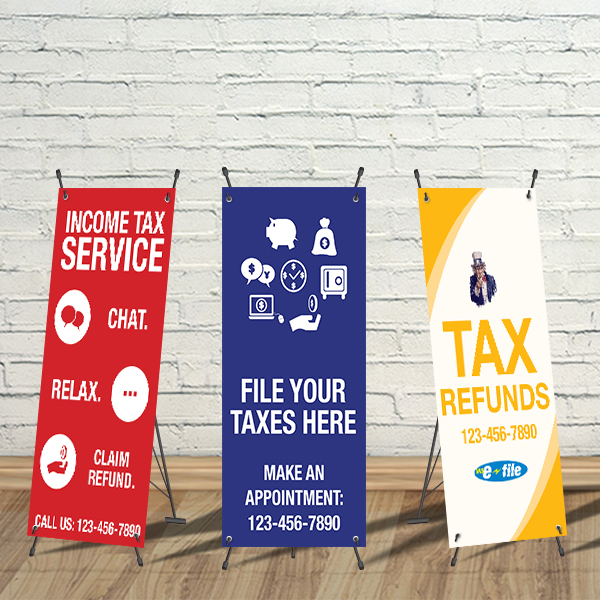 Custom Tax Banners | 1040TaxBizPrint