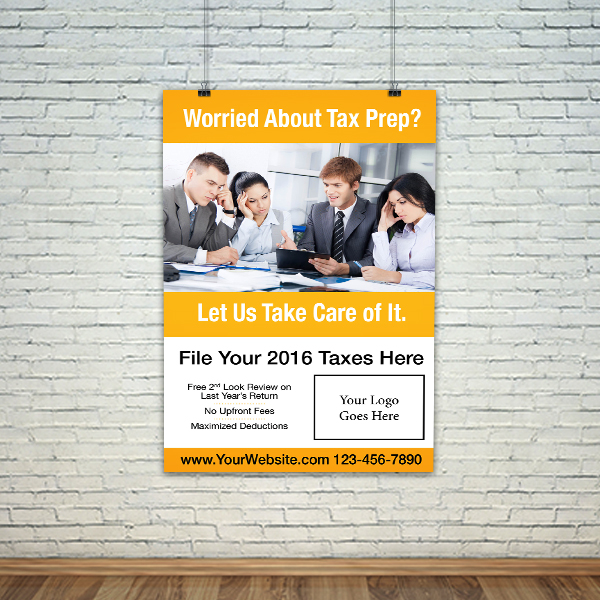 Custom Tax Poster | 1040TaxBizPrint